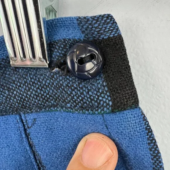 Vintage‎ Chestnut Hill by St. Mary Tartan Plaid Wool Pleated Skirt Preppy - Picture 2 of 5